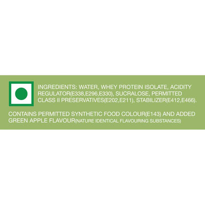 Aquatein Reg 10g Protein Water - Green Apple Flavor (Pack Size)-Detox-Boozlo