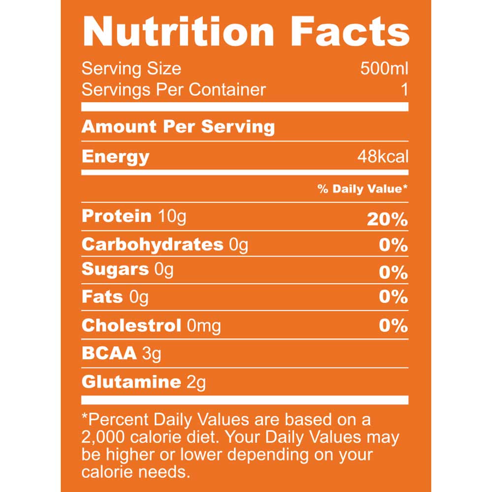 Aquatein Reg 10g Protein Water - Orange Flavor (Pack Size)-Detox-Boozlo