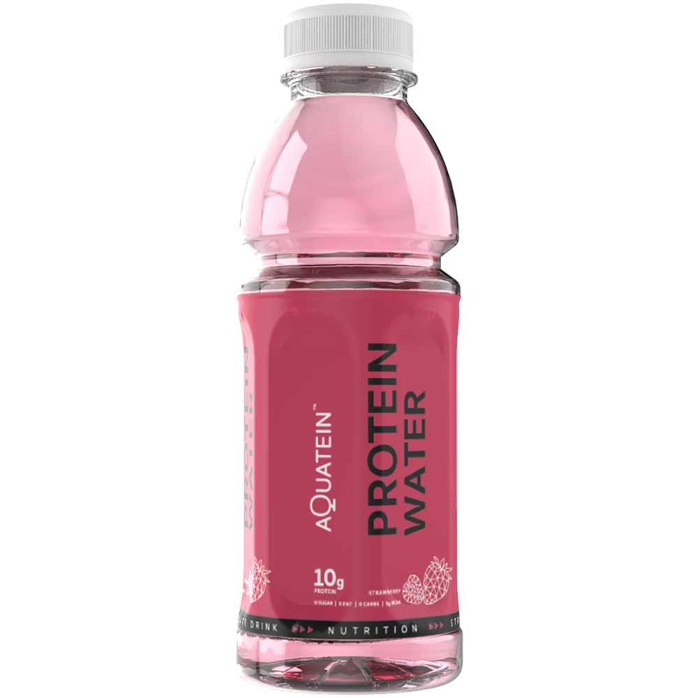 Aquatein Reg 10g Protein Water - Strawberry Flavor (Pack Size)-Detox-Boozlo