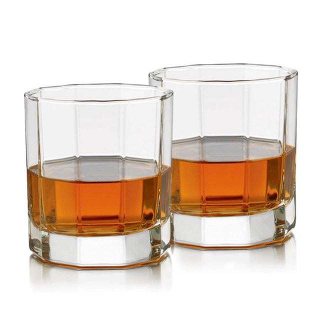 SAKI Trendy Whiskey Glasses Set of 4