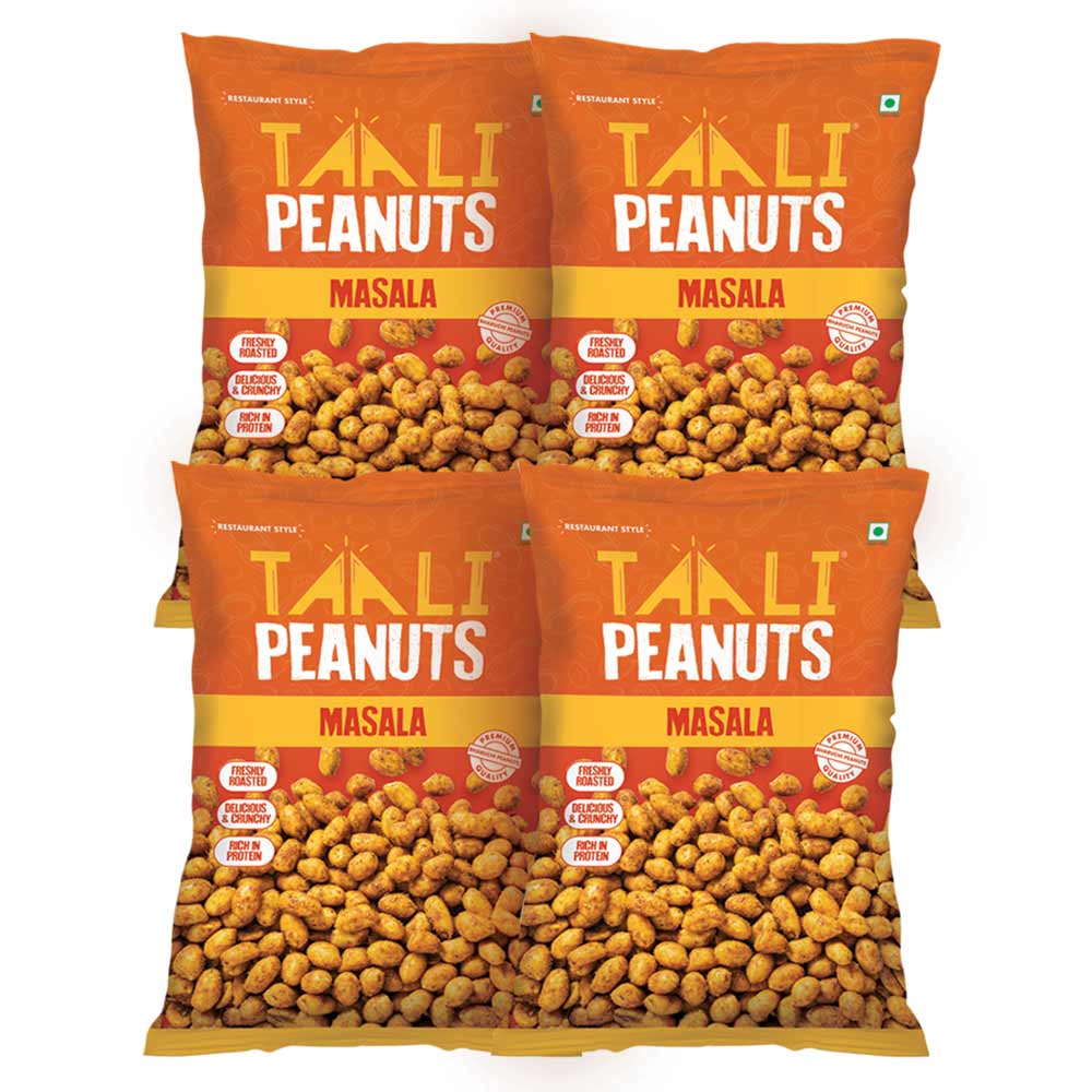 Taali Roasted Peanuts Masala (150gms x 4)-Boozlo