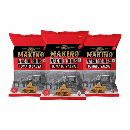 Makino Nacho Chips Tomato Salsa 150gms (Pack of 3)