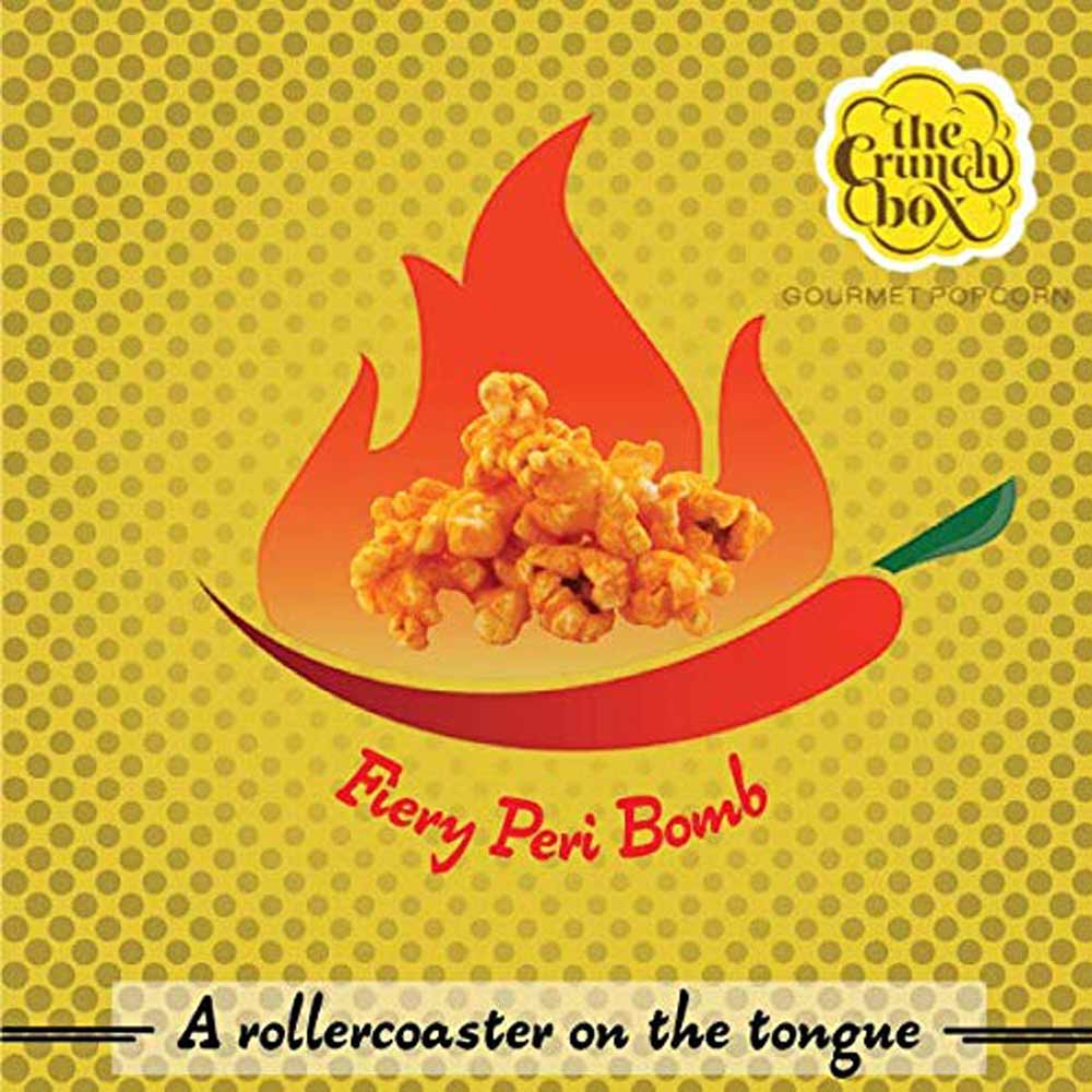 The Crunch Box Fiery Peri Bomb Popcorn-Boozlo