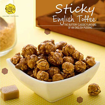 The Crunch Box Sticky English Toffee Popcorn-Boozlo
