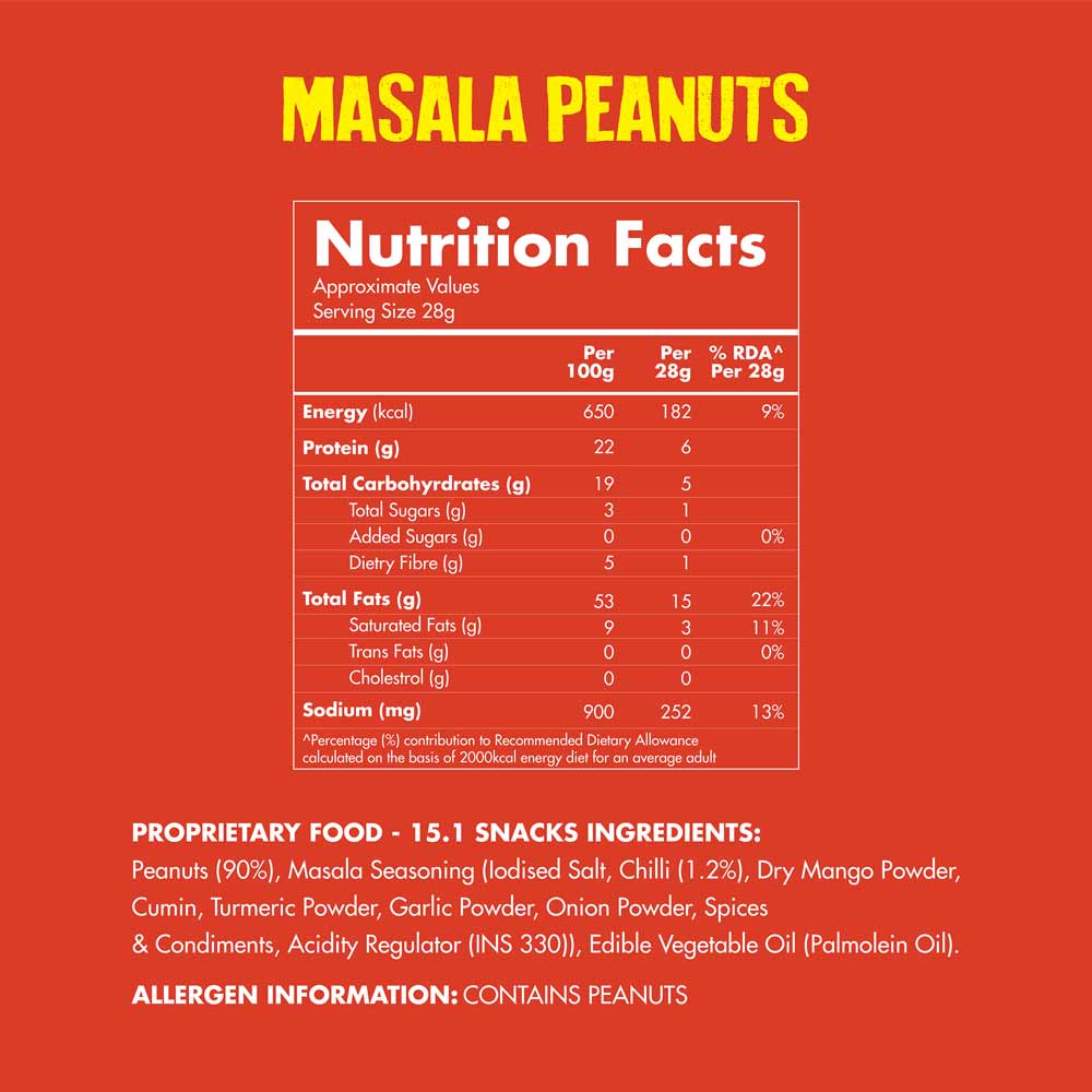 Taali Roasted Peanuts Masala (150gms x 4)-Boozlo
