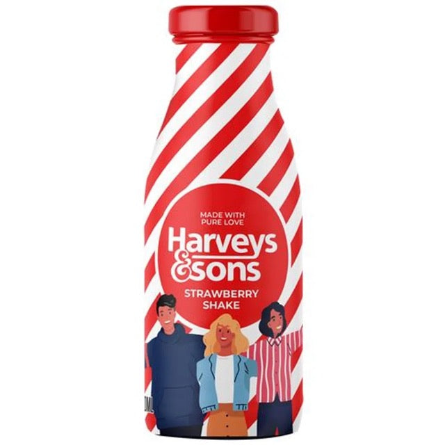 Harveys &amp; Sons Strawberry Shake 280ml (Pack Size)