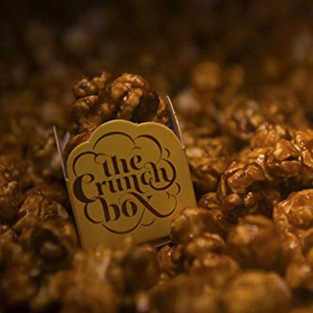 The Crunch Box Creamy Cappuccino Bites Popcorn-Boozlo