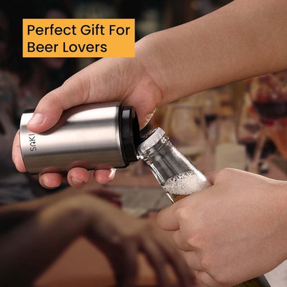 SAKI Brew-Pop Beer Bottle Opener (Stainless)