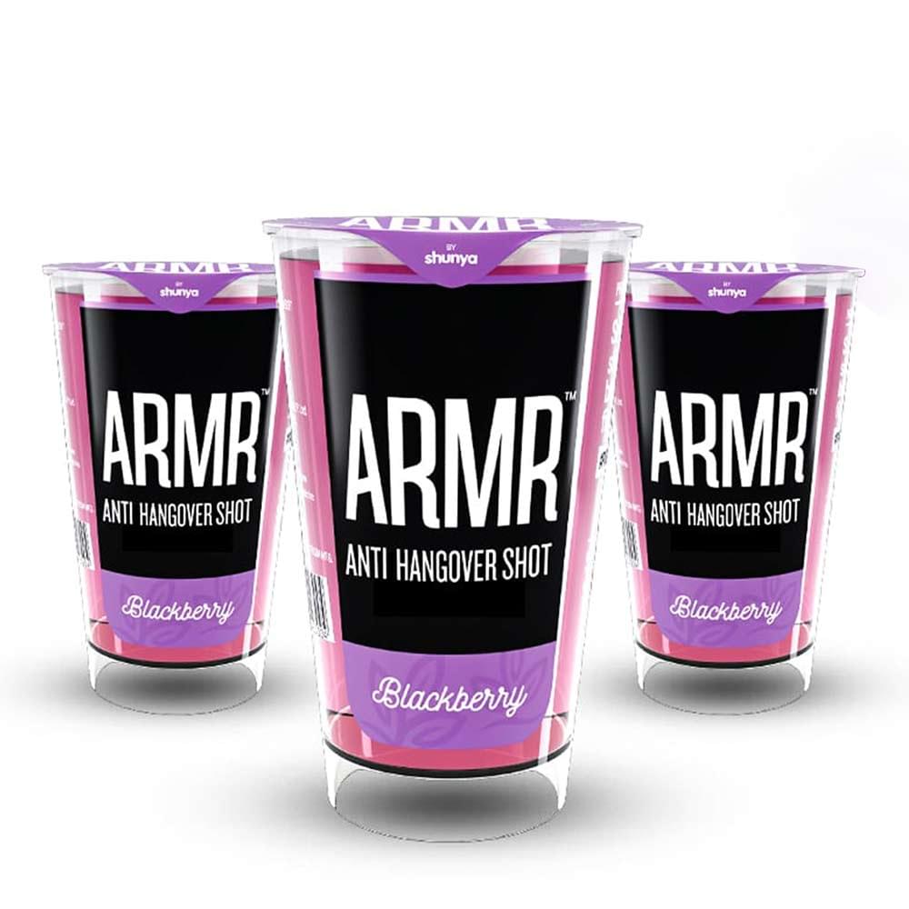 ARMR Anti Hangover Shots Blackberry - 60ml (Pack Size) Boozlo