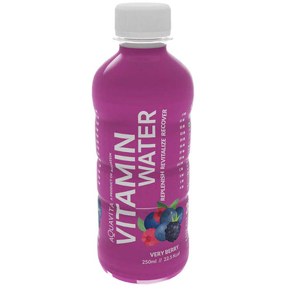 Aquatein Aquavita Vitamin Water - Verry Berry (Pack Size)-Detox-Boozlo