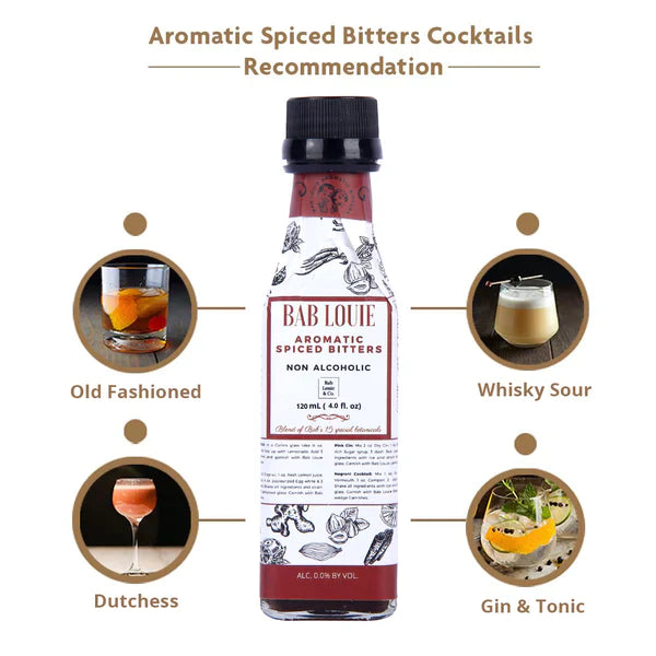 Bab Louie Aromatic Spiced Bitters - 100ml Boozlo