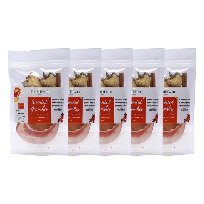 Bab Louie Assorted Dehydrated Fruits Garnishes - 25gms Boozlo