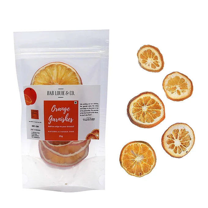 Bab Louie Dehydrated Orange Wheels Fruits Garnishes - 25gms Boozlo