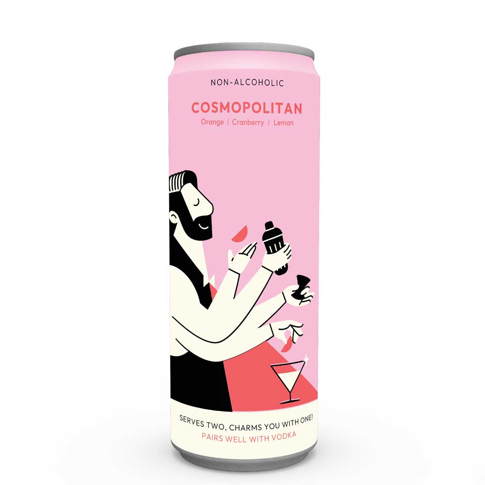 TopCan - Cosmopolitian mixer (Pack of 6)-Cocktail Mixers-Boozlo