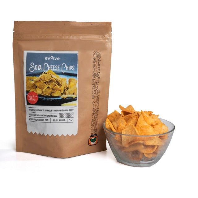 Evolve Healthy Snacks | Soya Pudina Chips (Pack of 3)
