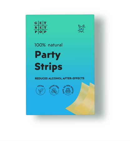 GetSetPop Party Strips - Hangover Preventive