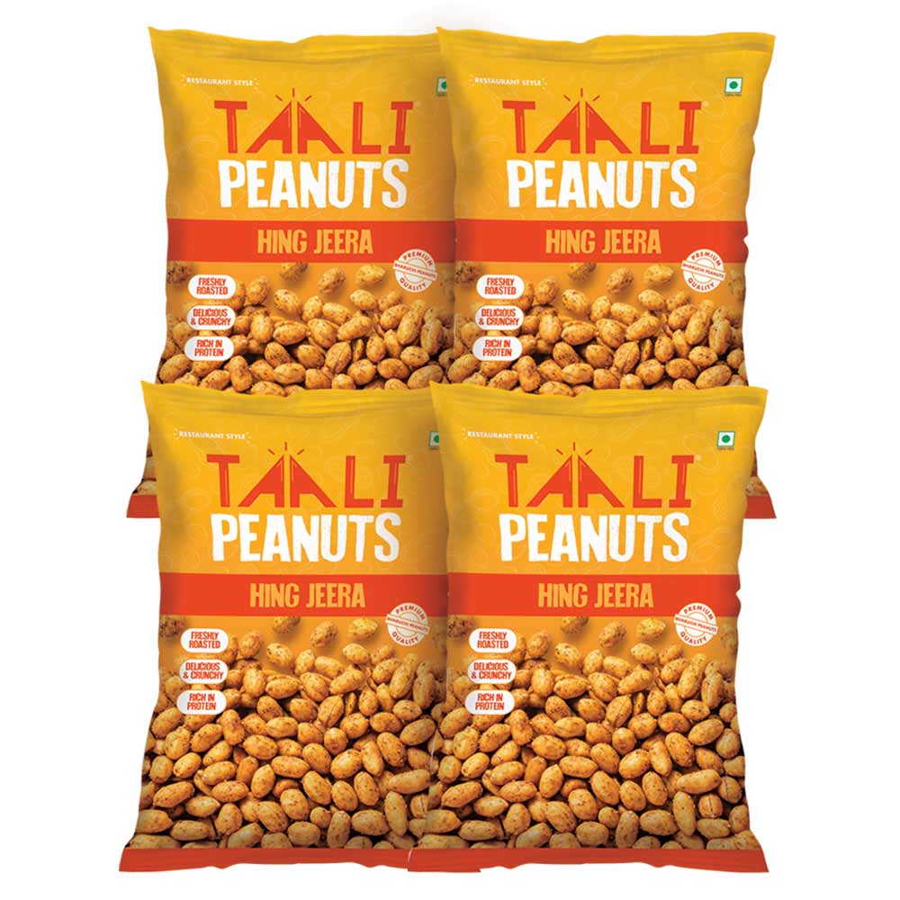 Taali Roasted Peanuts Hing Jeera (150gms x 4)-Boozlo