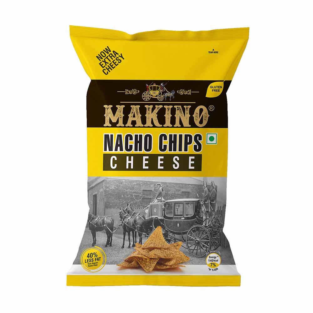 Makino Nacho Chips Cheese Each 150 gms (Pack of 3)