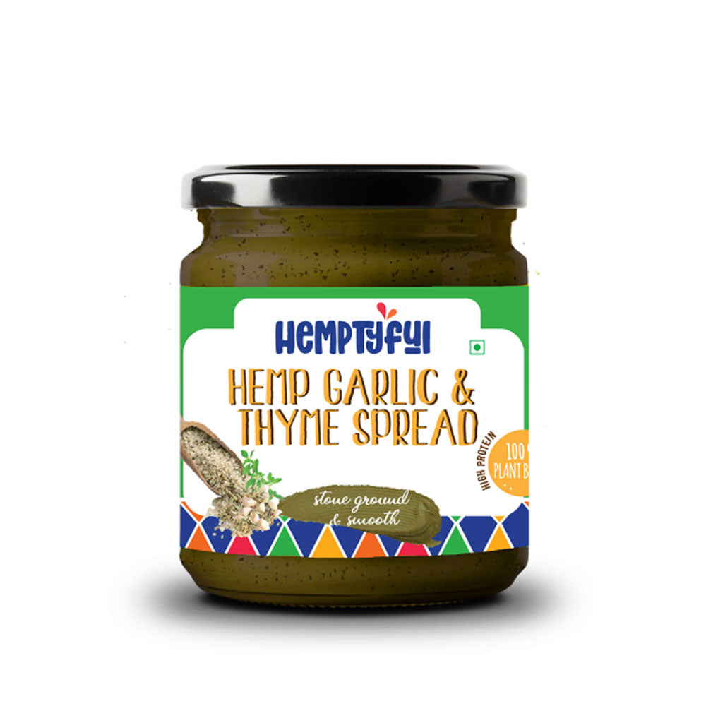 Hemptyful Garlic &amp; Thyme Hemp Spread 180gms-Boozlo