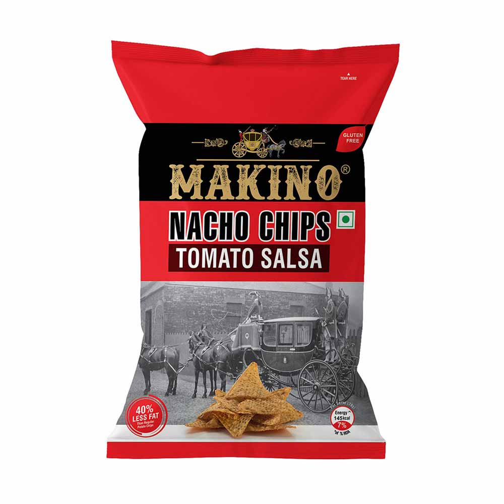 Makino Nacho Chips Tomato Salsa 150gms (Pack of 3)