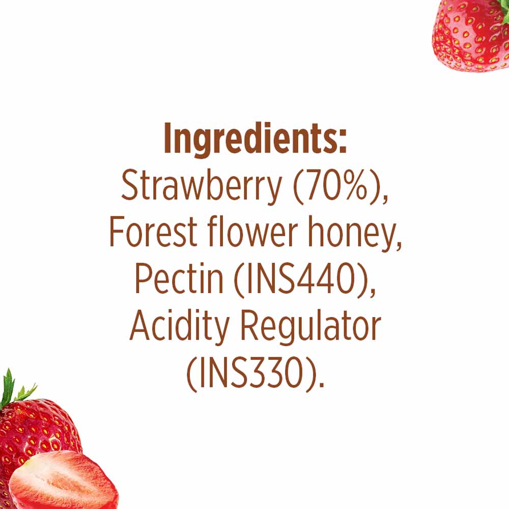 Eatopia Strawberry Honey Jam-240gms-Honey-Boozlo