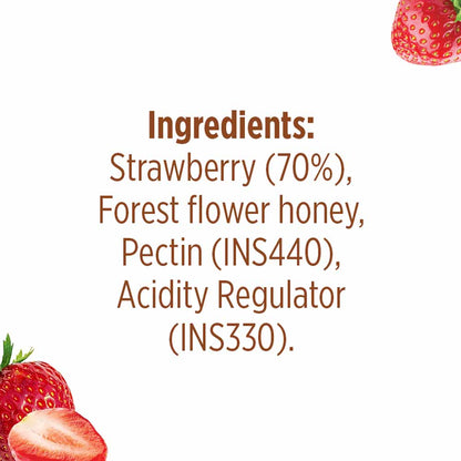 Eatopia Strawberry Honey Jam-240gms-Honey-Boozlo