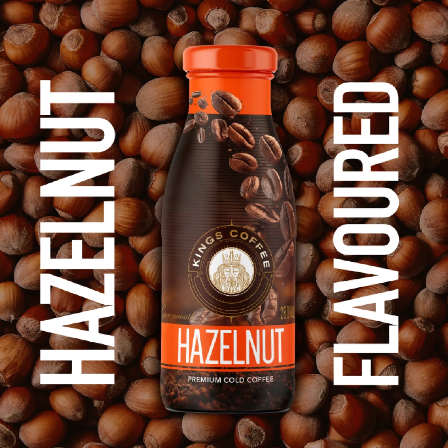 Kings Coffee Hazelnut Super Smooth 280ml