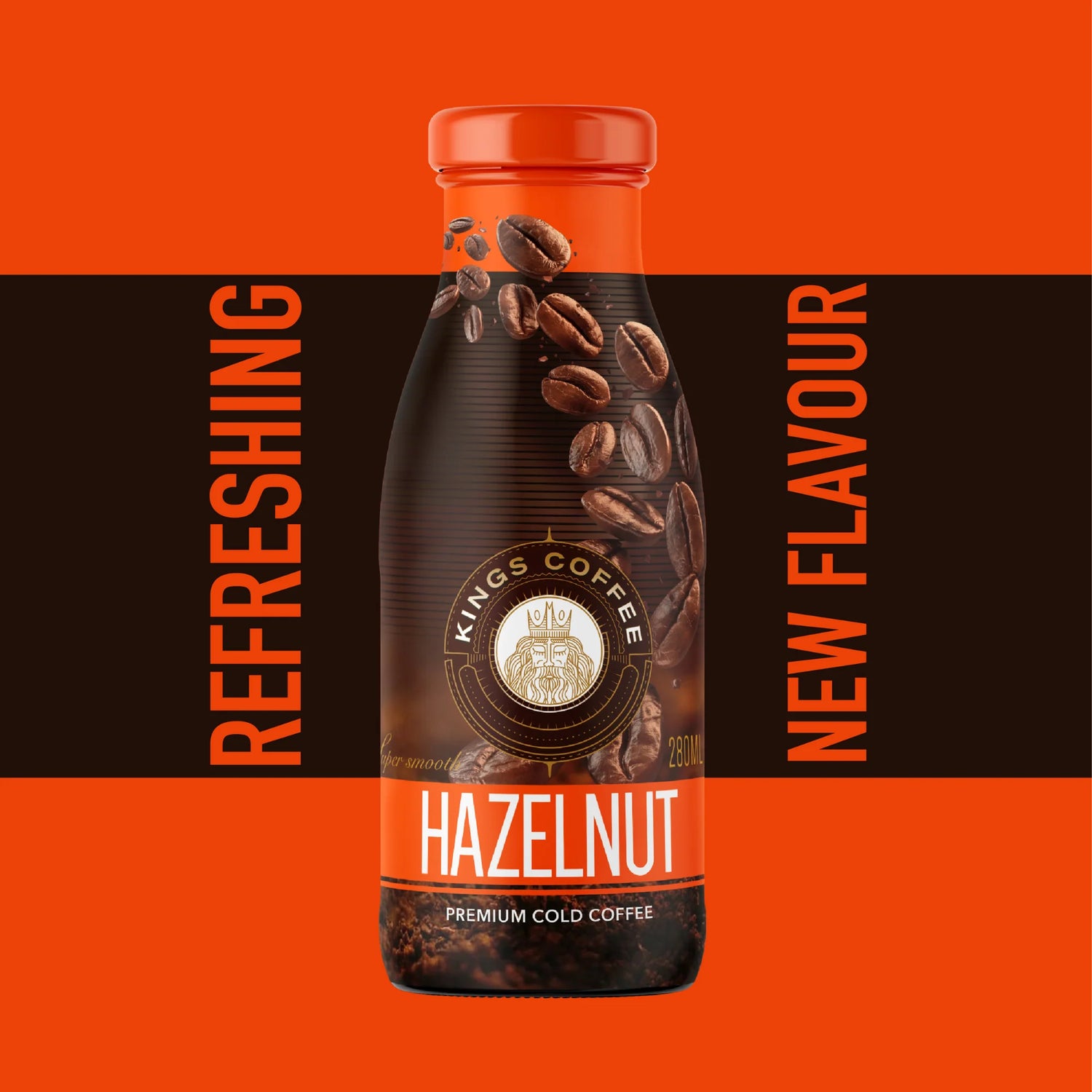 Kings Coffee Hazelnut Super Smooth 280ml