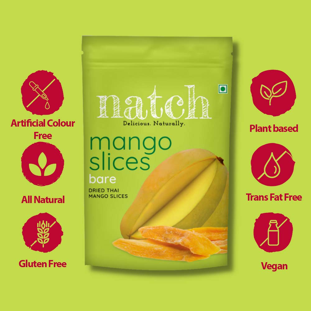 Natch Mango Slices Bare - 150gms