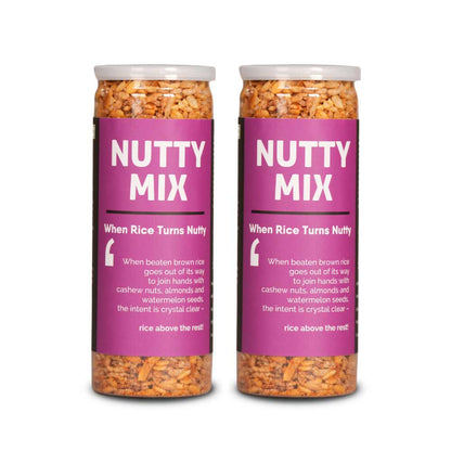 Omay Foods Nutty Mix with Dry Fruits 120 gms (Pack of 2)-Nuts &amp; Seeds-Boozlo