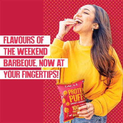 Taali Protein Puffs Smoky Barbeque (60gms x 6)-Boozlo