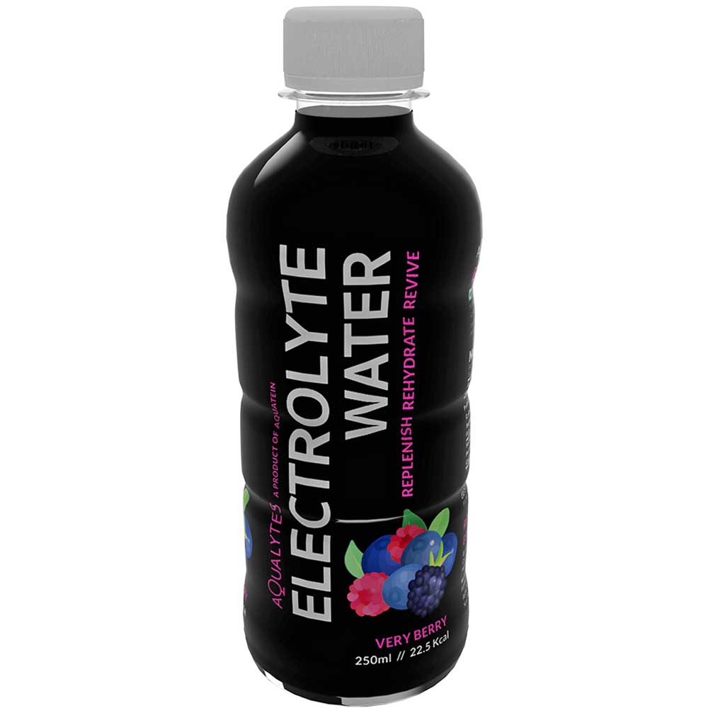 Aquatein Aqualytes Electrolyte Water - Very Berry (Pack Size)-Detox-Boozlo
