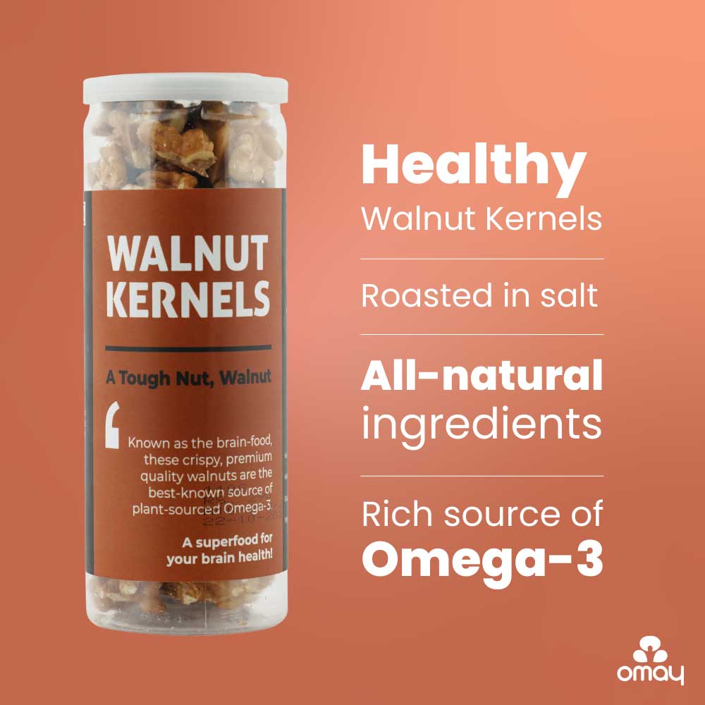 Omay Foods Walnut Kernels 100 gms-Nuts &amp; Seeds-Boozlo