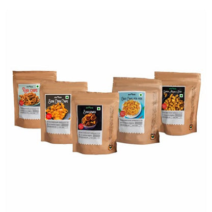 Evolve Snacks Best Sellers Combo (Pack of 5)-Healthy Snacks Gift Pack-Boozlo