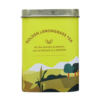The Tea Saga Golden Lemongrass Tea - Tin Box-Lemongrass Tea-Boozlo