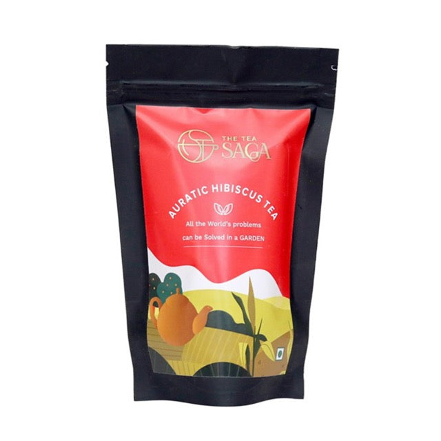 The Tea Saga Auratic Hibiscus Tea - Zip Pouch-hibiscus tea-Boozlo