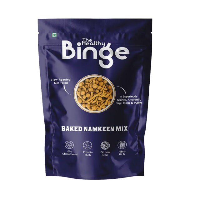 The Healthy Binge Baked Namkeen Mix (Pack of 2)-Snacks-Boozlo