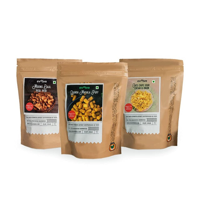 Evolve Healthy Snacks | Super Grains Combo (Pack of 3)