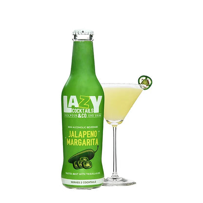 Lazy Cocktails Jalapeno Margarita Cocktail Mixer - 250ml (Pack Size)-Boozlo