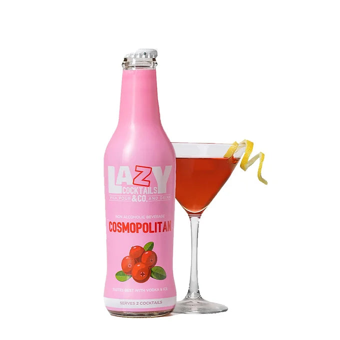 Lazy Cocktails Cosmopolitan Cocktail Mixer - 250ml (Pack Size)-Boozlo