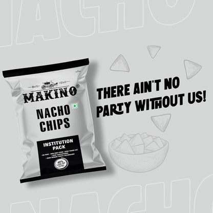 Makino Jalapeno Nacho Chips with Institution Pack - 200gms (Pack of 3)-Boozlo