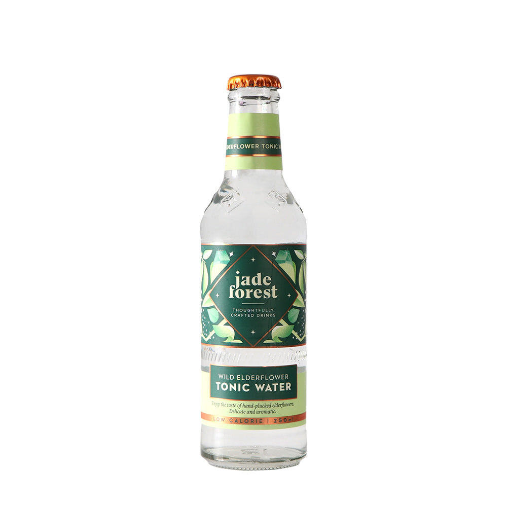Jade Forest Wild Elderflower Tonic Water - 250ml (Pack Size)-Boozlo