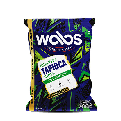 WABS Tapioca Chips - Desi Fantasy Pack of 4-Boozlo