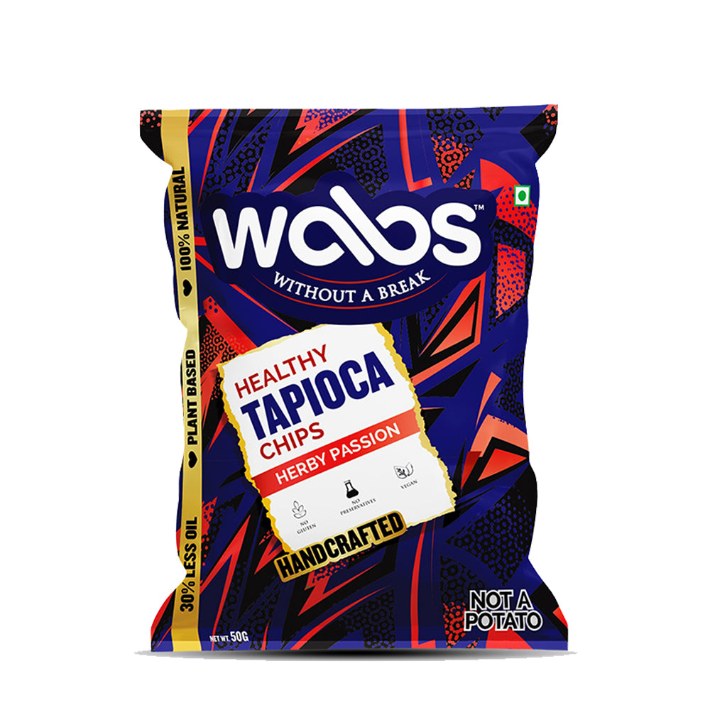 WABS Tapioca Chips - Herby Passion Pack of 4-Boozlo