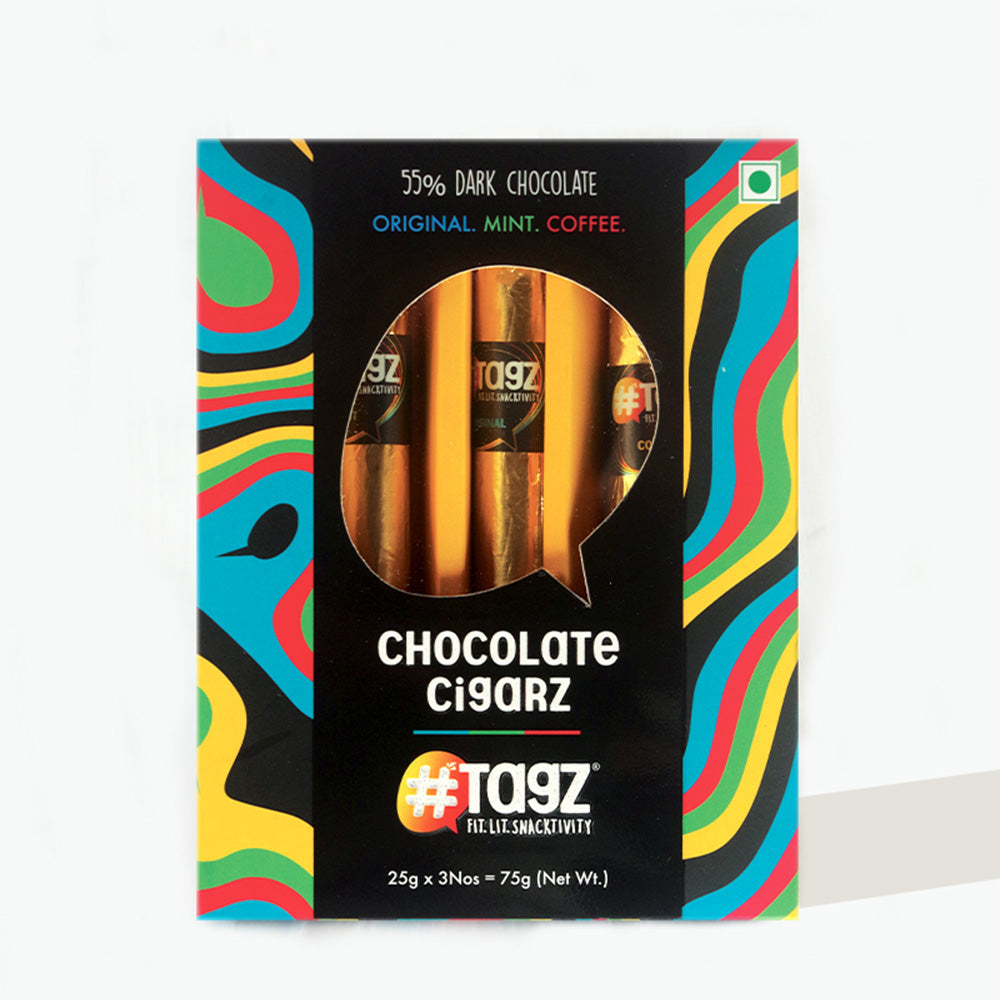 TagZ Dark Chocolate CigarZ - (Pack of 3)-Boozlo