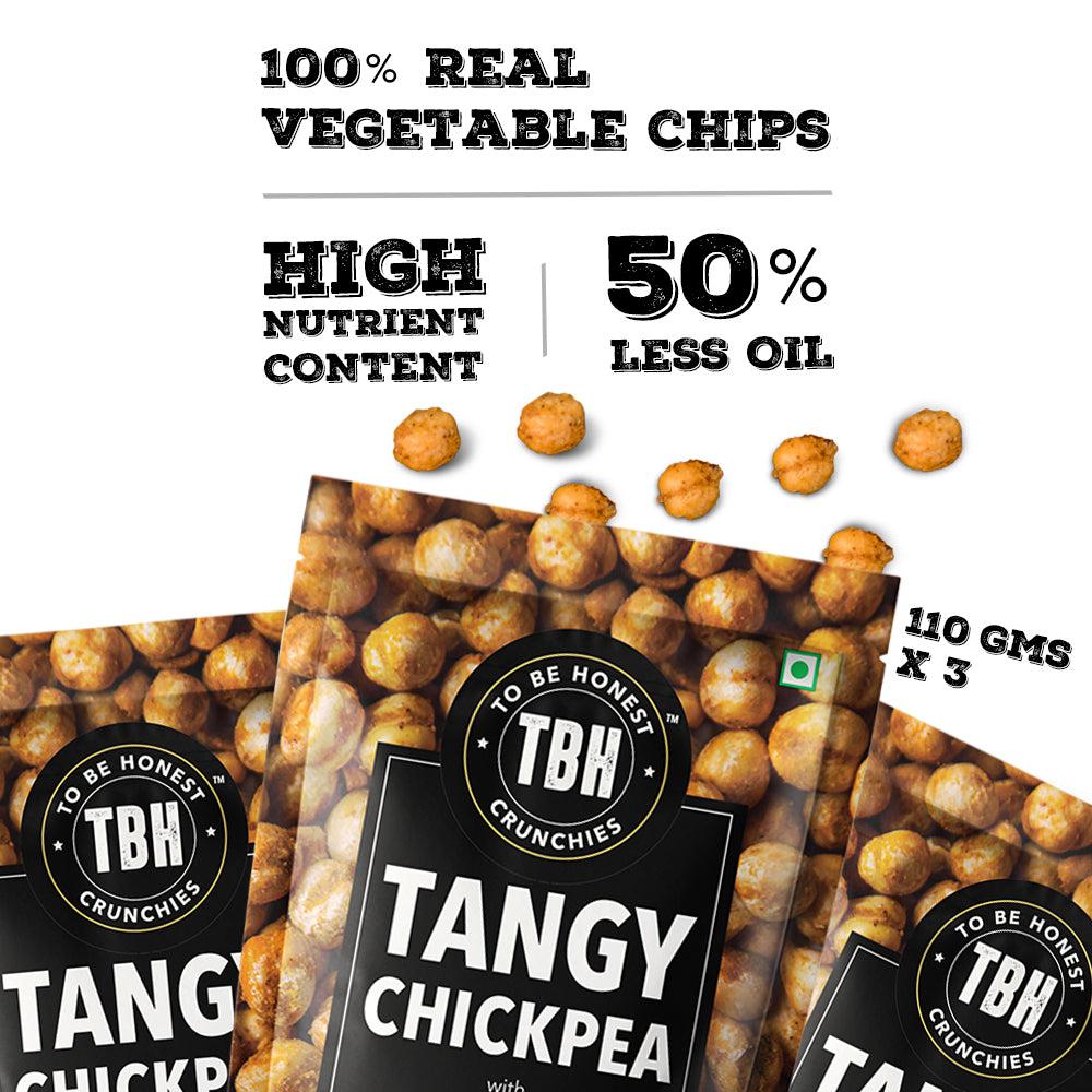 TBH Tangy Chickpeas - 90gms each (Pack of 3)-Boozlo