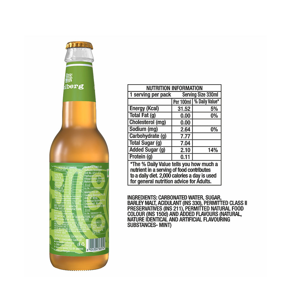 Coolberg Mint Non-Alcoholic Beer Nutrition Information