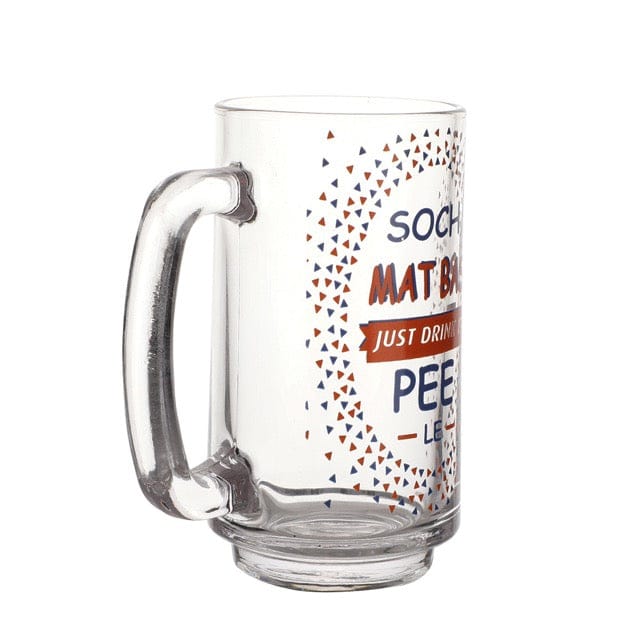 Ek Do Dhai Soch Mat Bas Pee Le Beer Mug - 350ml