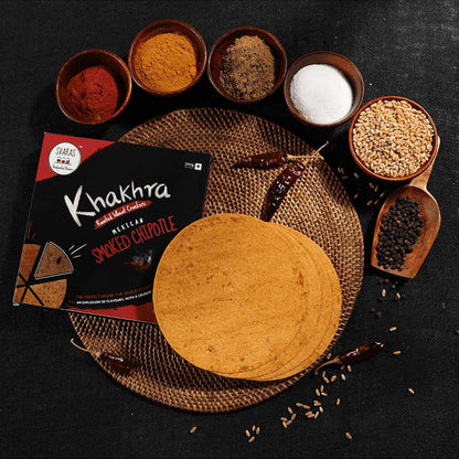 Svaras Premium Assorted Flavours Methi Thepla, Oats Methi, Mexican Smoked Chipotle Khakhra 200gms Each (Pack of 3)-Boozlo