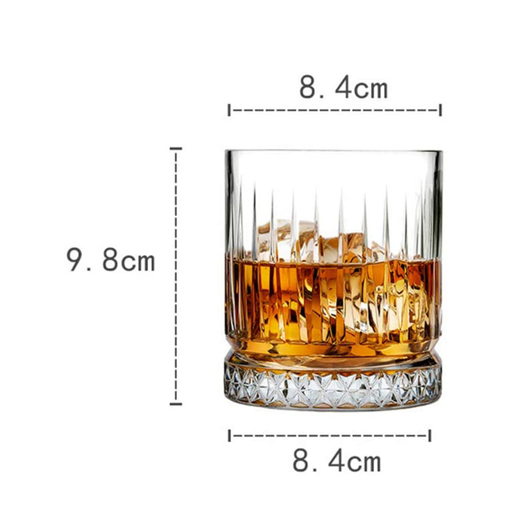 Modern Yard Marvel Whiskey Glass - 300ml (Set of 6)-Boozlo